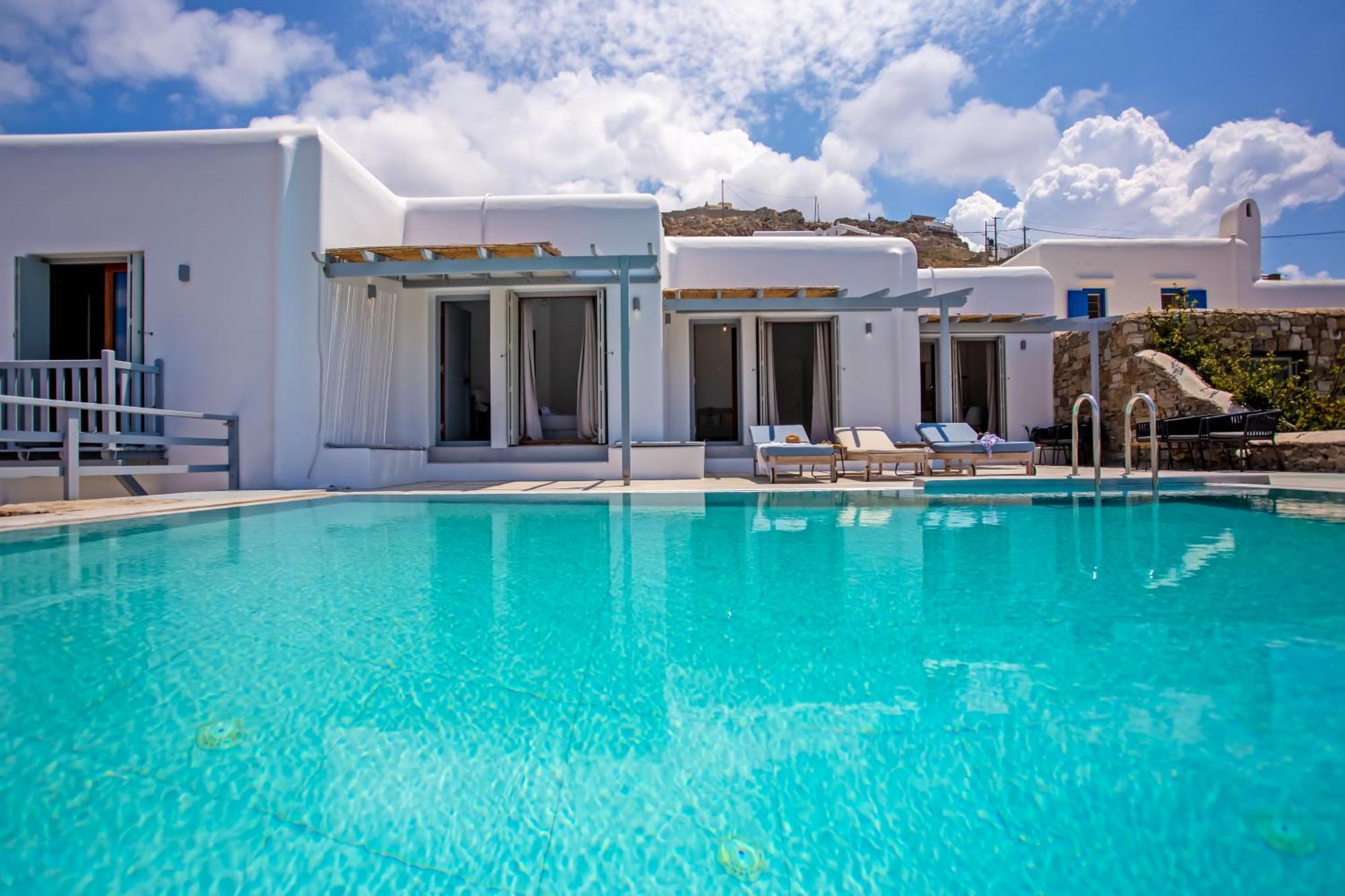 Aqua Breeze Seaview Pool Suites Mykonos Mykonos Town Esterno foto