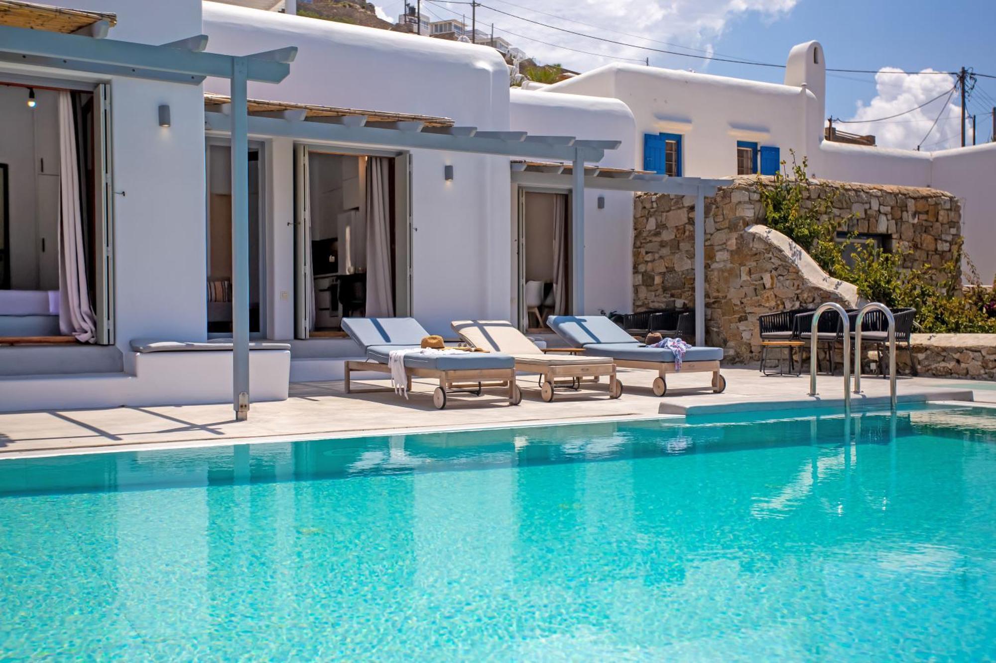 Aqua Breeze Seaview Pool Suites Mykonos Mykonos Town Esterno foto